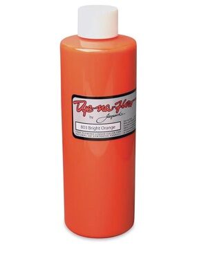Jacquard Dye-na-flow Bright Orange 8 oz Dye Na Flow NWT